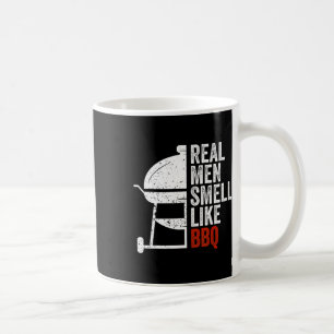 Mug Les vrais hommes sentent comme Byrbecue Drôle Bbq