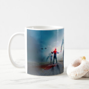 Mug Les zombies aux yeux lumineux de SlipperyJoe pour 