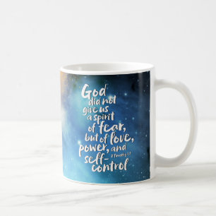 Mug L'Esprit d'Amour de DIEU - SANS PEUR - Verset Bibl