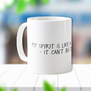 Mug L'Esprit Drôle Comme Un Cockroach Citation Sans Ré