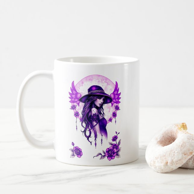 Mug L'essence de la femme : grâce, force et beauté (Avec donut)
