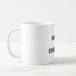 Mug L'état d'esprit est tout - Motivationnaliste minim
