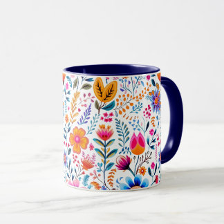 Mug L'été fleurit 15 oz