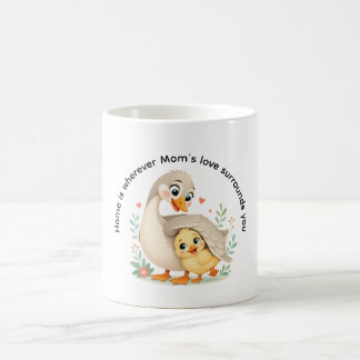 Mug L'étreinte aimante de la mère l'oie