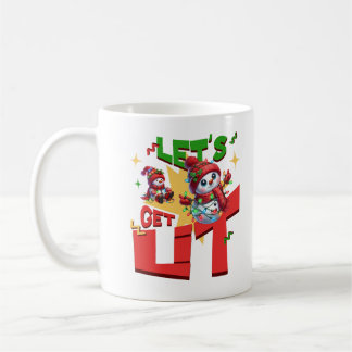 Mug Let's Get Lit Cute Snowman Funny Christmas Vibes