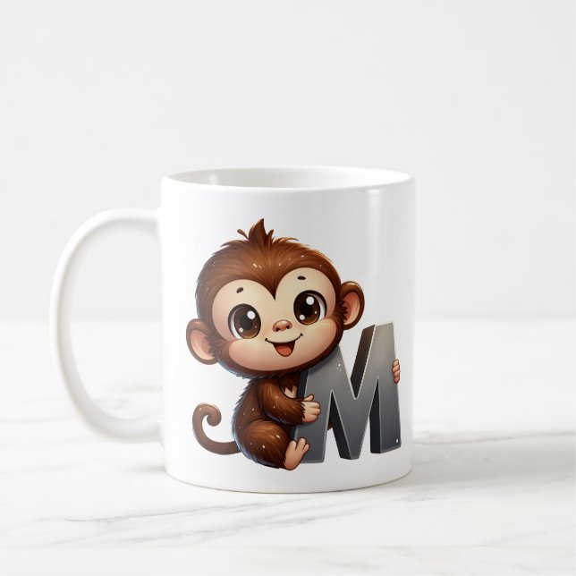 Mug Letter M like Money Classic Mug, 325 ml (Gauche)