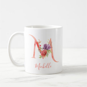 Mug LETTRE AQUATICOLE PEU Rose "M"