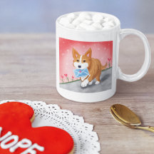 Lettre Coeur Douce Livrée Par Corgi