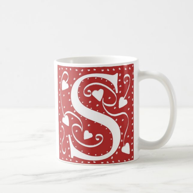 Mug LETTRE COEUR mariage S (Droite)