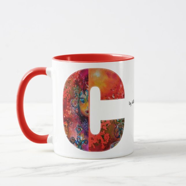 MUG LETTRE EXCALIBUR C / MONOGRAM IMAGINAIRE (Gauche)