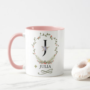 MUG LETTRE FLEURIE MITE J MOYEN BOURSE