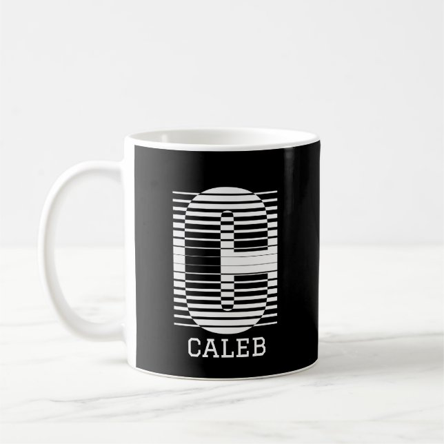 MUG LETTRE INITIALE C - NOM D'ALPHABET C (Gauche)
