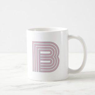 Mug Lettre initiale de monogramme simple minimaliste m