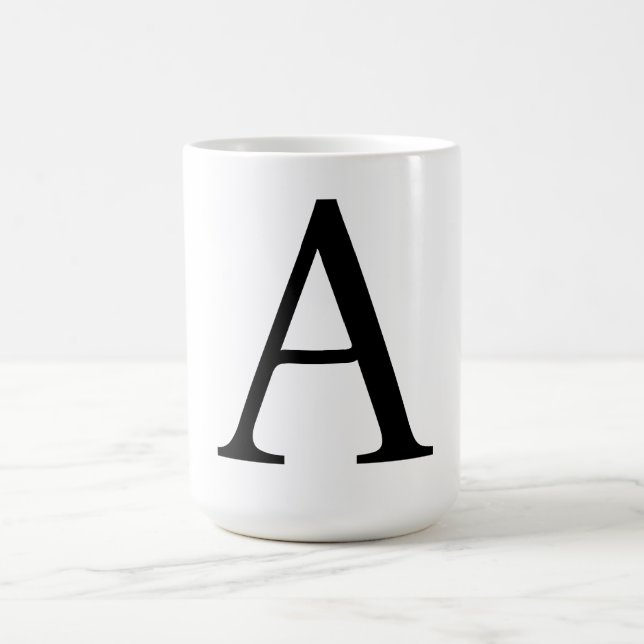 MUG LETTRE INITIALE MONOGRAPHIQUE CONTINUE (Centre)