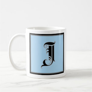 Mug LETTRE MAJUSCULE Calligraphique J