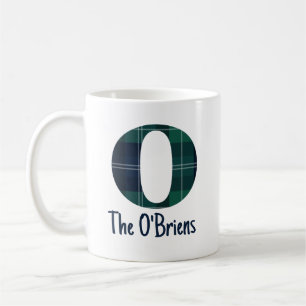Mug Lettre minuscule o initiale et nom en imprimé Vich
