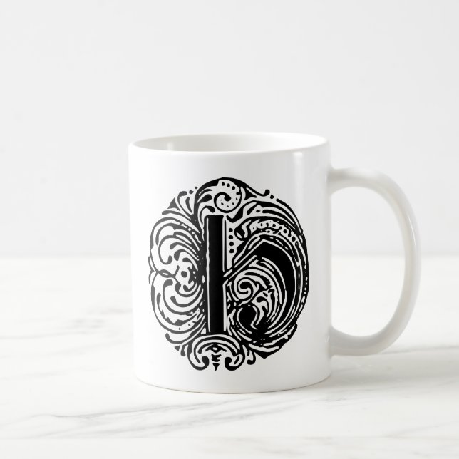 MUG LETTRE MONARIE "H" (Droite)