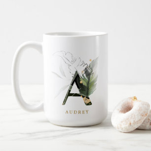 Mug LETTRE MONOGRAPHIQUE DE FLIAGE Tropical "A" Person