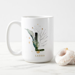 Mug LETTRE MONOGRAPHIQUE DE FLIAGE Tropical "L" Person