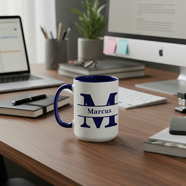 Mug Lettre personnalisée et nom (Créateur téléchargé)