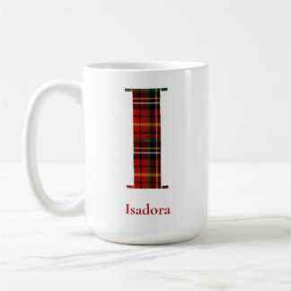 Mug Lettre Plaid I Monogramme Nom Noël