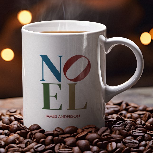 Mug LETTRE Pop NOEL Vacances inspirées par l'art (Créateur téléchargé)