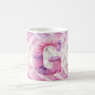 MUG LETTRE POPULAIRE ROSE CHAUD POPULAIRE G