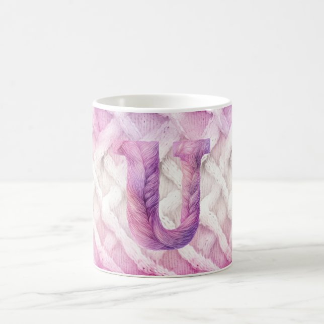 MUG LETTRE ROSE CHAUDE ROSE POPULAIRE OU (Centre)