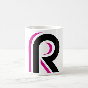 Mug LETTRE Rose ET NOIR R