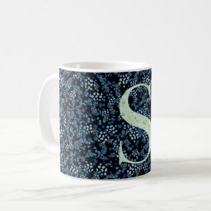 Mug Lettre S bleu et vert liberté