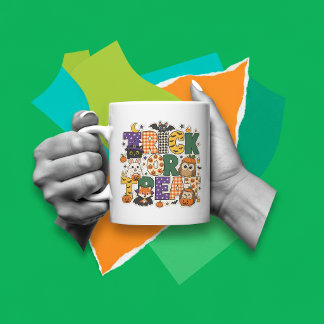Mug Lettre Trick Or Treat