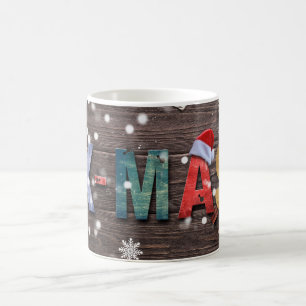 Mug Lettres colorées de Noël