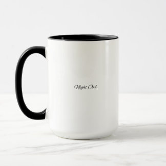 Mug Lettres cursives simples comme un petit tatouage :