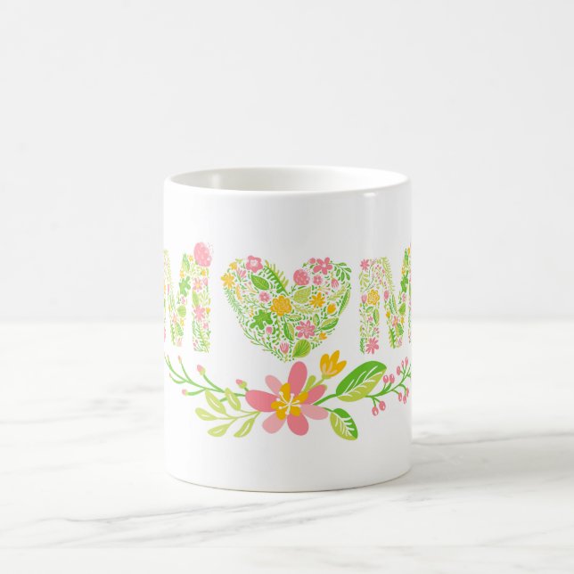 Mug Lettres florales (Centre)