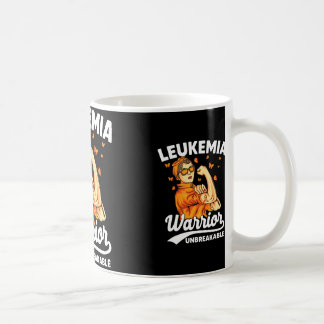 Mug Leukemia Guerrier Soutien indestructible Leukemia