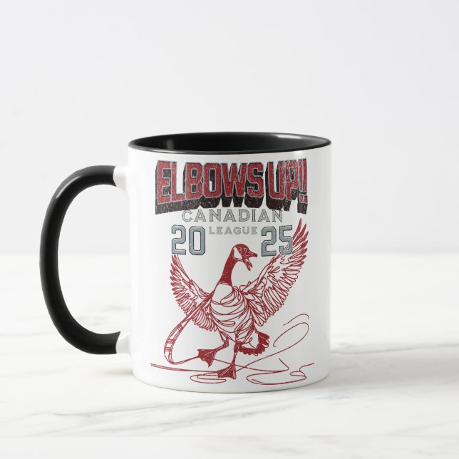 Mug Lève les coudes ! Canada Goose Culture canadienne  (Gauche)