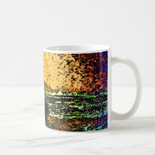 Mug Levée de la boue Abstraite du soleil