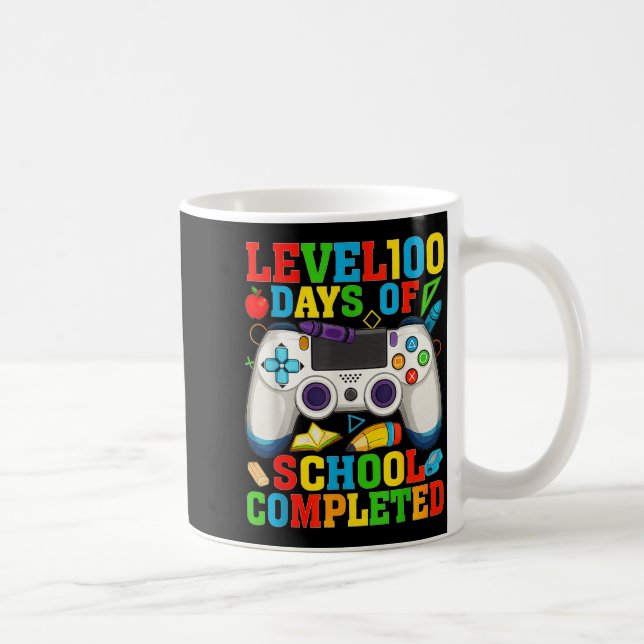 Mug Level 100 Days Of School Unlocked Boys 100th Day O (Droite)