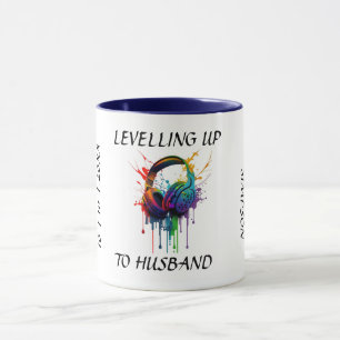 Mug Leveling jusqu'au mari nouveau marié Groom cadeau