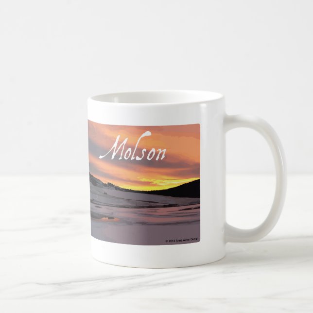 Mug Lever de soleil de lac Molson (Droite)