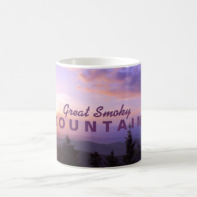 Mug Lever de soleil rose - Great Smoky Mountains (Centre)