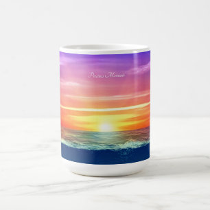 Mug Lever et calligraphie océaniques