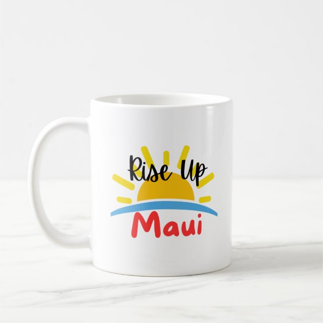 Mug Levez-vous le matin de Maui (Gauche)