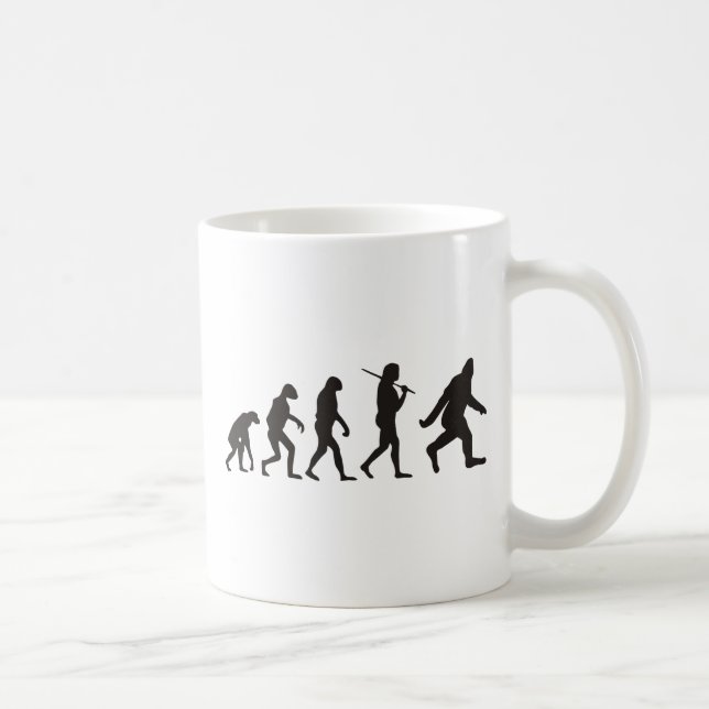 Mug L'Évolution de Bigfoot (Droite)