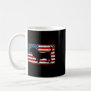 Mug Lévrier Bet 4 juillet amoureux des chiens Patrioti