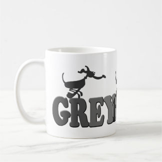 Mug Lévriers dans le gris