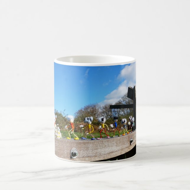 Mug L'exode de Fubby vers les félicitations. (Centre)