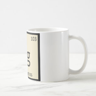 Mug Lg - Chimie du Citronnelle Symbole du tableau péri