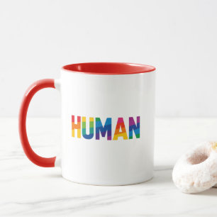 Mug LGBT Gay Pride Humain Arc-en-ciel