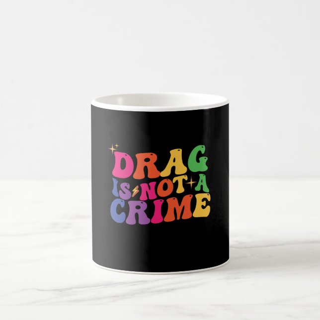 Mug LGBT Pride DRAG N'EST PAS UN SOUTIEN CRITIQUE (Centre)